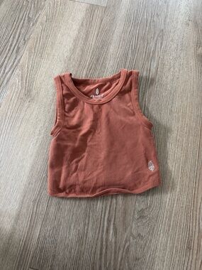 FP Movement by Free People Ribbed Crop Tank in Terracotta